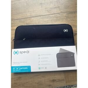 Speck Transfer Pro Laptop Sleeve 13–14” Black Padded Case New